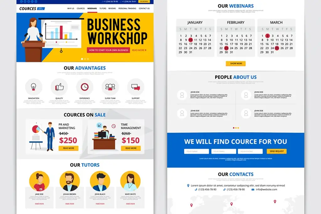 landing page design